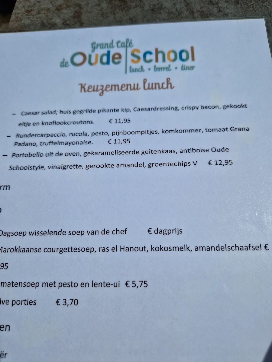Menu Grand-Cafe De Oude School-3